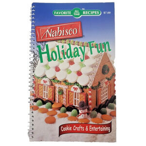 Y2k Favorite All Time Recipes Nabisco Holiday Fun Christmas Spiral Cookbook